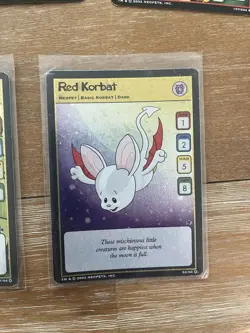 Neopets Cards - TCG Mixed Lot/Bulk - Blue Mynci, Red Korbat, and More - MP-LP - Image 2