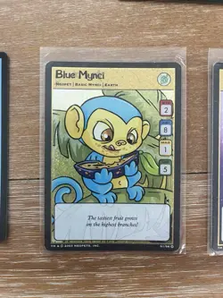 Neopets Cards - TCG Mixed Lot/Bulk - Blue Mynci, Red Korbat, and More - MP-LP - Image 3