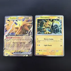 Zapdos EX Promo SV 151 #049 Electabuzz Holo Pokemon Card Near Mint - Image 1