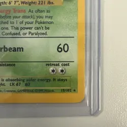 1999 Pokemon TCG Venusaur Base Set Holo Unlimited Rare Card 15/102 - (NM-LP) - Image 5