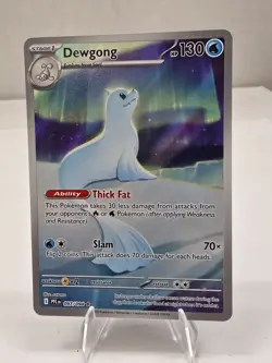 Pokemon Card TCG: Dewgong 097/094 Me02 Phantasmal Flames Illustration Rare Holo - Image 1