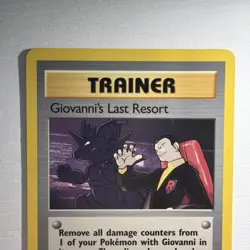 Pokemon Card - Giovanni's Last Resort Gym Challenge 105/132 Rare 1st Edition - Image 2