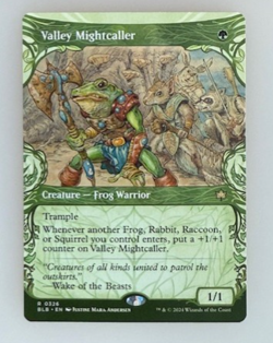 Magic the Gathering: Valley Mightcaller (Showcase) Bloomburrow Regular NM - Image 1