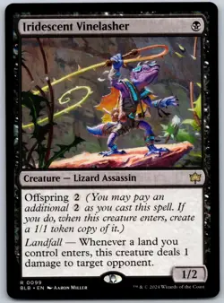 Iridescent Vinelasher R Bloomburrow 99 NM - Image 1