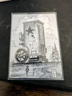 Sea of Clouds (Extended Art) Battle for Baldur's Gate - Sketched Artist Proof AP - Image 2