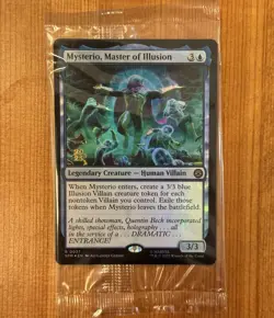 Mysterio, Master of Illusion [Prerelease] R 0037, Sealed Promo, MTG Spider-Man - Image 1