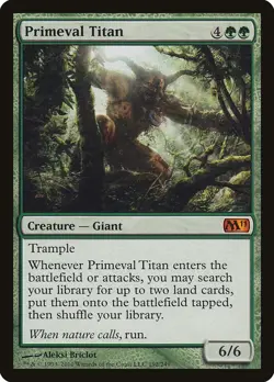 MTG Foil - Primeval Titan - 192 / LP / English - Image 1
