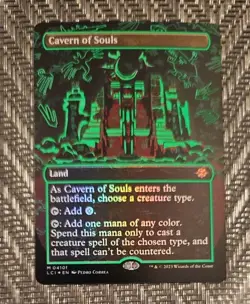 Neon Green Ink Cavern Of Souls -Lost Caverns of Ixalan 0410f - NM Pack To Sleeve - Image 1