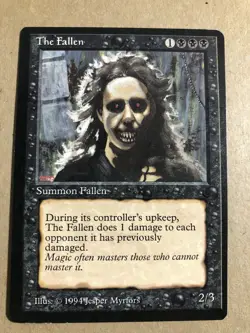 MTG - The Fallen - The Dark - NM English Magic 1994 - Image 1