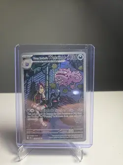 Pokemon Team Rocket's Weezing - 199/182 Illustration Rare Destined Rivals NM - Image 1