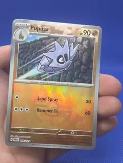 Pokemon Prismatic Evolutions Pupitar 048/131 Master Ball Pattern NM - Image 2