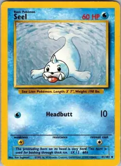 Pokemon TCG Pokemon Seel Seel Uncommon Regular - Image 1