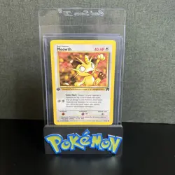 Pokemon Meowth Team Rocket 1st Edition Non Holo #62/82 - Image 1