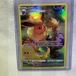 Pokemon TCG Flareon TG01/TG30 Brilliant Stars Trainer Gallery Holo - Image 2