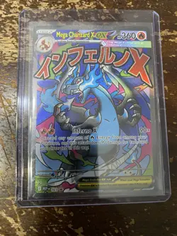 Pokemon Phantasmal Flames Mega Charizard X EX MEP EN 023 ENG BLACK STAR PROMO - Image 1