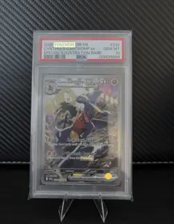 Pokemon TCG Cynthia's Garchomp EX Destined Rivals SIR 232/182 PSA 10 Gem Mint - Image 2