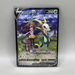 Serperior V TG13 Silver Tempest Trainer Gallery Pokemon TCG - NM - Image 1