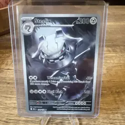 Pokemon TCG Steelix Mega Evolution 150/132 Illustration Rare NM - Image 1