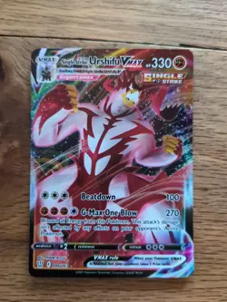Pokemon TCG Urshifu VMAX Single Strike 086/163 - Image 1