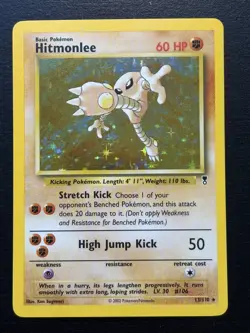 Hitmonlee 13/110 Legendary Collection Holo Rare NM/Gem Mint Pokemon WOTC Vintage - Image 1