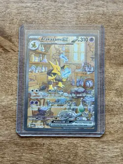 Pokemon Alakazam ex Scarlet & Violet 151 201/165 Full Art Holo 310HP - Image 1