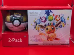 Pokemon Prismatic Evolutions Bundle–Sam’s Club Exclusive ETB+Poke Ball Gold Ball - Image 1