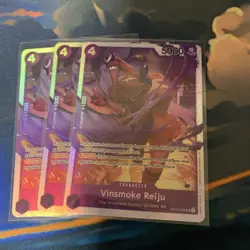 One Piece TCG Vinsmoke Reiju OP12-063 SR Legacy of the Master 3X PLAYSET - Image 1
