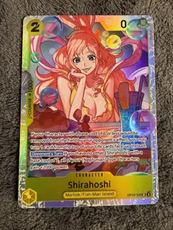 Shirahoshi OP12-102 - One Piece TCG - Legacy of the Master SR Foil NM English - Image 1
