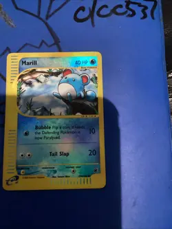 Pokemon Marill TCG Expedition Base Set Reverse Holo Common Card 120/165 - Image 2