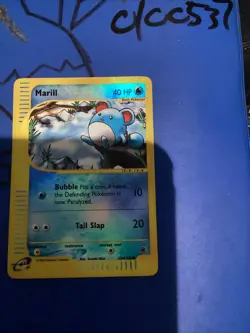 Pokemon Marill TCG Expedition Base Set Reverse Holo Common Card 120/165 - Image 3