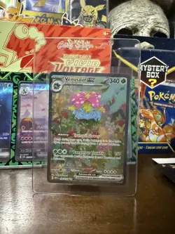 Pokemon TCG Venusaur EX Full Art Holo Card 198/165 Scarlet & Violet 151 Sir - Image 1