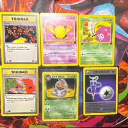 Pokemon TCG— {6 Card Team Rocket Lot 1st Edition WOTC} 2000 Dark Arbok 19/82 NM - Image 1