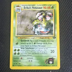 Erika's Venusaur 4/132 Gym Challenge Holo Rare Pokemon Card - Image 1