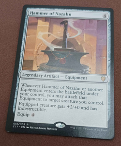 Hammer of Nazahn C17 Commander 2017 - Light play | Magic the Gathering - Image 1