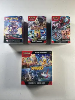Pokemon TCG: Paldea Evolved Booster Bundle Lot Of 4x Random New Factory Sealed - Image 1