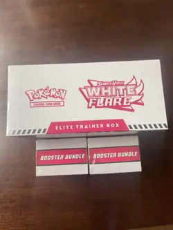 Pokemon White Flare Elite Trainer Box ETB + 2 White Flare Booster Bundle Sealed - Image 3