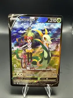 Pokemon - Serperior V - TG13/TG30 SWSH12: Silver Tempest Trainer Gallery - NM - Image 2