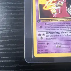 Sabrina’s Slowbro 1st Edition Gym Heroes 60/132 WOTC Vintage Pokemon - Image 2
