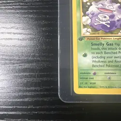 Koga’s Koffing 1st Edition Gym Challenge 79/132 WOTC Vintage Pokemon 1999 - Image 2