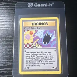 Koga’s Ninja Trick 115/132 1st Edition Gym Challenge WOTC Vintage Pokemon - Image 1