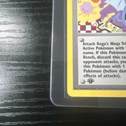 Koga’s Ninja Trick 115/132 1st Edition Gym Challenge WOTC Vintage Pokemon - Image 2