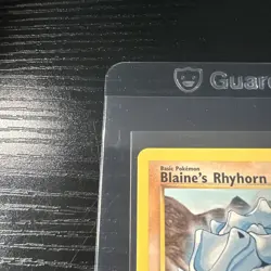 Blaine’s Rhyhorn 65/132 1st Edition Gym Challenge WOTC Vintage Pokemon - Image 3