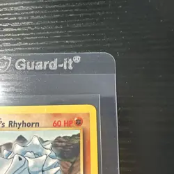 Blaine’s Rhyhorn 65/132 1st Edition Gym Challenge WOTC Vintage Pokemon - Image 4