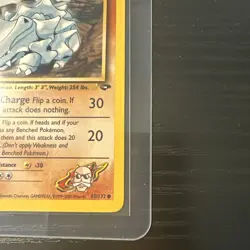 Blaine’s Rhyhorn 65/132 1st Edition Gym Challenge WOTC Vintage Pokemon - Image 5