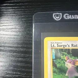 Lt Surge’s Rattata 1st Edition Gym Challenge 85/132 WOTC Vintage Pokemon - Image 3