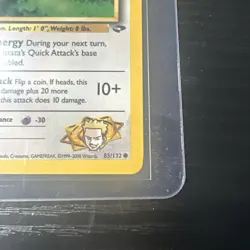 Lt Surge’s Rattata 1st Edition Gym Challenge 85/132 WOTC Vintage Pokemon - Image 5