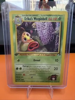 Pokemon TCG Erika's Weepinbell 048/132 Gym Heroes 1st Edition LP Free Shipping! - Image 1