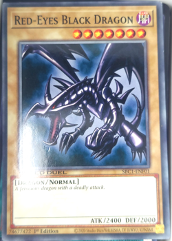 Yugioh SBC1-ENF01 Red-Eyes Black Dragon Card Game 1st Ed. TCG CCG - Image 1