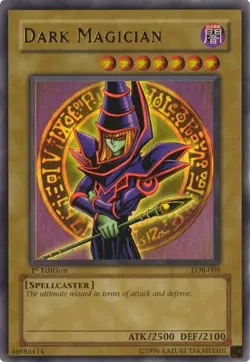 Dark Magician LOB-005 - Ultra Rare - Lightly Played Unlimited YuGiOh! TCG - Image 1