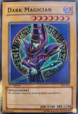 Dark Magician SYE-001 (Super Rare, 1st Edition, Lightly Played / LP) Yugioh - Image 1